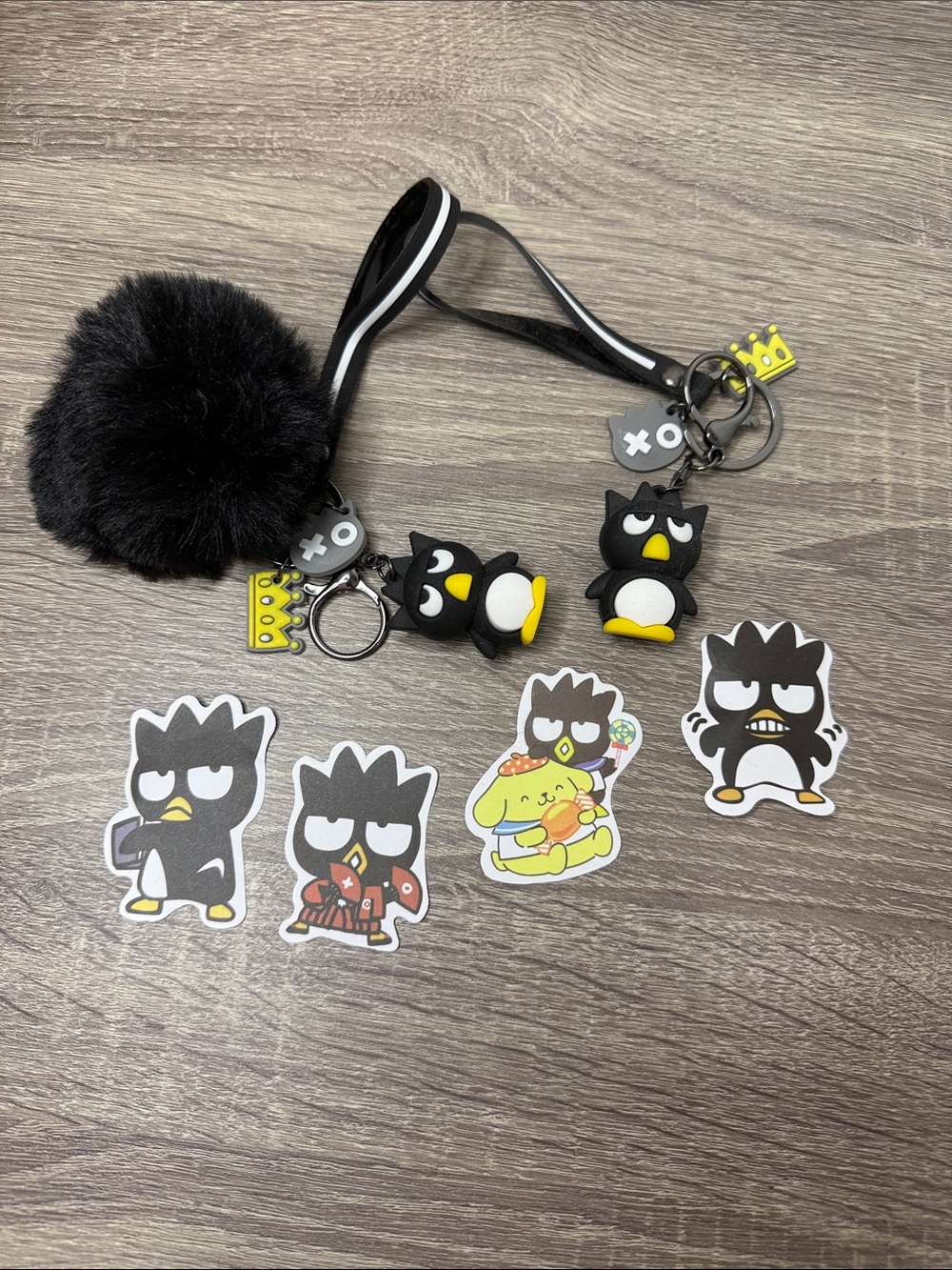 Sanrio Badtz-Maru Keychain Bundle